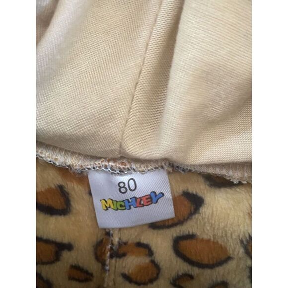 MICHLEY Unisex Baby Tiger Costume  Hooded Romper Tiger Outfit Zipper 6-12 Mo - Picture 5 of 7